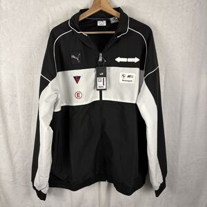 Puma BMW M Motorsport SDS 2.0 Badge Lightweight Jacket Size 2XL Black White NWT